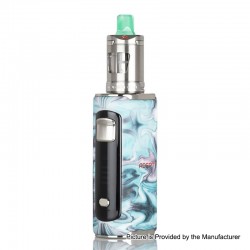 Authentic Innokin Adept 17W 3000mAh MTL VW Box Mod w/ D22 Zlide Tank Kit - Ocean, Stainless Steel + Glass, 11~17W, 2ml