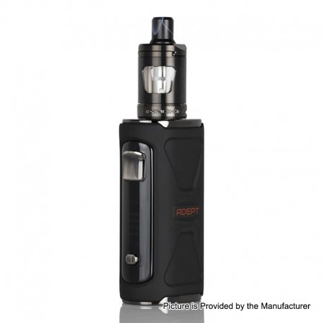 Authentic Innokin Adept 17W 3000mAh MTL VW Box Mod w/ D22 Zlide Tank Kit - Black, Stainless Steel + Glass, 11~17W, 2ml