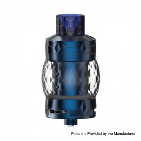 Authentic Aspire Odan Mini Sub Ohm Tank Atomizer - Dark Blue, Stainless Steel + Pyrex Glass, 4ml / 5.5ml, 25mm Diameter