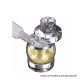 Authentic Aspire Odan Mini Sub Ohm Tank Atomizer - Smoky Quartz, Stainless Steel + Pyrex Glass, 4ml / 5.5ml, 25mm Diameter