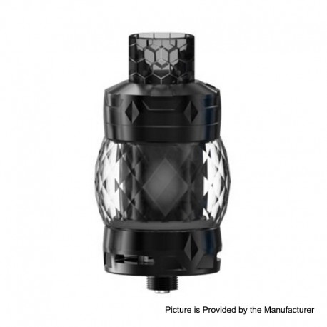 Authentic Aspire Odan Mini Sub Ohm Tank Atomizer - Black, Stainless Steel + Pyrex Glass, 4ml / 5.5ml, 25mm Diameter