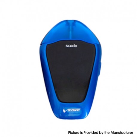 Authentic Vzone Scado 500mAh Pod System Starter Kit - Royal Blue, Zinc Alloy + PC, 1.2ohm, 3ml