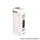 Authentic Yocan UNI Pro 650mAh VV Variable Voltage Box Mod - White, 2.4V~4.2V