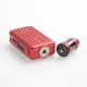 Authentic Vapor Storm Trip 200W Suitcase TC VW Variable Wattage Box Mod + Trip Tank Kit - Red, 5~200W, 2 x 18650, 2ml / 6ml