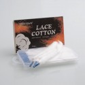 Authentic Storm Premium Organic Lace Cotton for RBA / RDA / RTA / RDTA Atomizer - White (20 PCS)