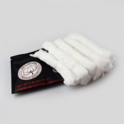 Authentic Storm Cotton King Premium Wicking Cotton for RBA / RDA Atomizer - White (10 PCS)
