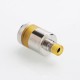 Authentic Fumytech Precisio MTL Pure RTA Rebuildable Tank Atomizer for BD Vape w/ BF Pin - Silver, SS + Ultem, 2.7ml, 22mm Dia.