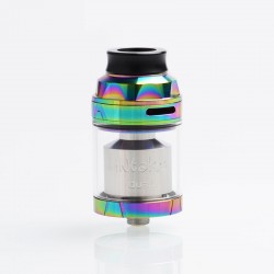 Authentic Augvape Intake Dual RTA Rebuildable Tank Atomizer - Rainbow, Stainless Steel, 4.2ml / 5.8ml, 26mm Diameter