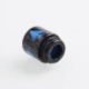 Authentic Reewape AS147 Replacement 810 Drip Tip for 528 Goon / Kennedy / Battle / Mad Dog RDA - Gray + Blue, Resin, 18mm