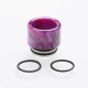 Authentic Reewape AS151 Replacement 810 Drip Tip for TFV8 / TFV12 Tank / Goon / Kennedy / Reload RDA - Purple, Resin, 15mm