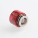 Authentic Reewape AS151 Replacement 810 Drip Tip for TFV8 / TFV12 Tank / Goon / Kennedy / Reload RDA - Red, Resin, 15mm