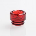 Authentic Reewape AS198 810 Drip Tip for SMOK TFV8 / TFV12 Tank / Kennedy - Red, Resin, 12mm