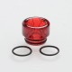 Authentic Reewape AS198 810 Drip Tip for SMOK TFV8 / TFV12 Tank / Kennedy - Red, Resin, 12mm
