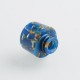 Authentic Reewape AS177 510 Drip Tip for RDA / RTA / RDTA / Sub-Ohm Tank Atomizer - Blue Gold, Resin, 15mm