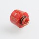 Authentic Reewape AS177 510 Drip Tip for RDA / RTA / RDTA / Sub-Ohm Tank Atomizer - Red Gold, Resin, 15mm