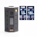 Authentic DEJAVU DJV D7 180W TC VW Variable Wattage Box Mod - Black, 5~180W, 2 x 18650