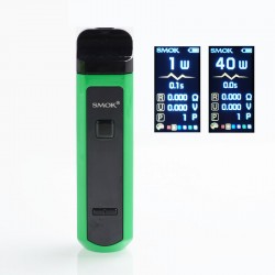 [Ships from Bonded Warehouse] Authentic SMOK RPM40 40W 1500mAh VW Mod Pod System - Green, 1~40W, 4.3ml / 4.5ml, 0.4ohm / 0.6ohm