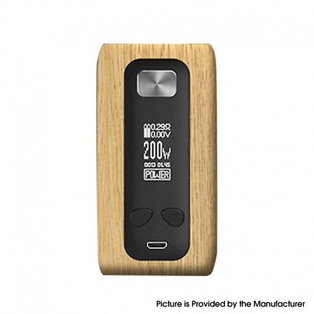 Authentic ThinkVape Thor 200W TC VW Variable Wattage APV Box Mod - Oak, ABS, 5~200W, 2 x 18650