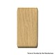 Authentic ThinkVape Thor 200W TC VW Variable Wattage APV Box Mod - Oak, ABS, 5~200W, 2 x 18650