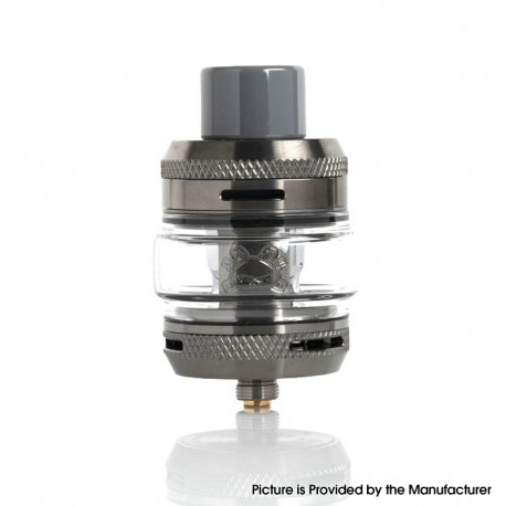Authentic Hellvape Fat Rabbit Sub Ohm Tank Clearomizer - Gun Metal, Stainless Steel + Pyrex Glass, 2ml / 5ml, 25mm Diameter