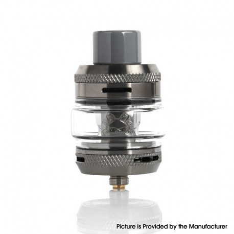 Authentic Hellvape Fat Rabbit Sub Ohm Tank Clearomizer - Gun Metal, Stainless Steel + Pyrex Glass, 2ml / 5ml, 25mm Diameter