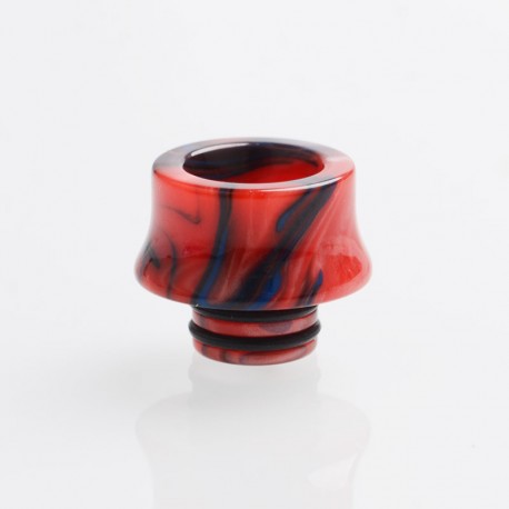 Authentic Reewape AS122 510 Drip Tip for RDA / RTA / RDTA / Sub-Ohm Tank Atomizer - Red, Resin, 13mm