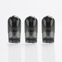 Authentic Innokin I.O Pod System Replacement Pod Cartridge w/ 1.4ohm KAL Coil - Black, 0.8ml (3 PCS)