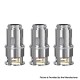 Authentic Eleaf EF-M Replacement Coil Head for Eleaf Pesso Tank - Silver, 0.6ohm (18~35W) (3 PCS)