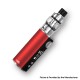 Authentic Eleaf iStick T80 80W 3000mAh VW Battery Box Mod w/ Pesso Tank Kit - Red, Aluminum Alloy, 2ml / 5ml, 1~80W