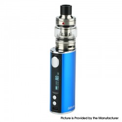 Authentic Eleaf iStick T80 80W 3000mAh VW Battery Box Mod w/ Pesso Tank Kit - Blue, Aluminum Alloy, 2ml / 5ml, 1~80W