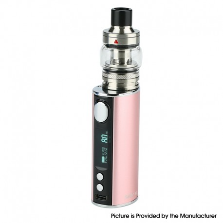 Authentic Eleaf iStick T80 80W 3000mAh VW Battery Box Mod w/ Pesso Tank Kit - Rose Gold, Aluminum Alloy, 2ml / 5ml, 1~80W