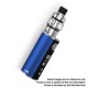 Authentic Eleaf iStick T80 80W 3000mAh VW Battery Box Mod w/ Pesso Tank Kit - Grey, Aluminum Alloy, 2ml / 5ml, 1~80W