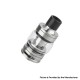 Authentic Eleaf Pesso Sub Ohm Tank Atomizer Clearomizer - Silver, Stainless Steel + Glass, 2ml / 5ml, 28mm Dia. (Basic Version)