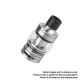 Authentic Eleaf Pesso Sub Ohm Tank Atomizer Clearomizer - Black, Stainless Steel + Glass, 2ml / 5ml, 28mm Dia. (Basic Version)