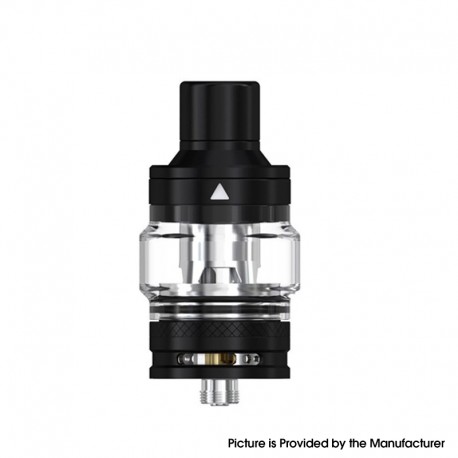 Authentic Eleaf Pesso Sub Ohm Tank Atomizer Clearomizer - Black, SS + Glass, 2ml / 5ml, 28mm Diameter (Childproof Version)