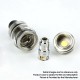 Authentic Eleaf Pesso Sub Ohm Tank Atomizer Clearomizer - Black, SS + Glass, 2ml / 5ml, 28mm Diameter (Childproof Version)
