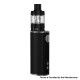 Authentic Eleaf iStick T80 80W 3000mAh VW Battery Box Mod w/ MELO 4 D25 Tank Kit - Black, Aluminum Alloy, 4.5ml, 1~80W