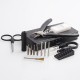 Authentic Vapefly Multifunctional Scissors Diagonal Pliers Coil Trimming Tool Ceramic Tweezers Coil Rod Mini Tool Kit - Black