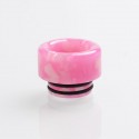 Authentic Reewape AS146 Replacement 810 Drip Tip for 528 Goon RDA - Red + White, Resin, Color Change, 14mm