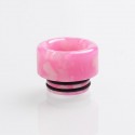 Authentic Reewape AS146 Replacement 810 Drip Tip for 528 Goon RDA - Red + White, Resin, Color Change, 14mm