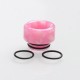 Authentic Reewape AS146 Replacement 810 Drip Tip for 528 Goon RDA - Red + White, Resin, Color Change, 14mm