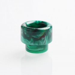 Authentic Reewape AS160 Replacement 810 Drip Tip for 528 Goon / Reload / Battle RDA - Green, Resin, 14mm