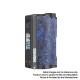 Authentic DOVPO Topside Dual Carbon 200W YIHI Chip TC VW Squonk Box Mod - Carbon Magenta, Aluminum Alloy, 5~200W, 2 x 18650