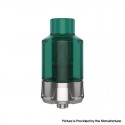 Authentic YouDe UD Crazy Jelly Sub Ohm Tank Clearomizer - Green Silver, Stainless Steel + PCTG, 4ml, 24mm Diameter