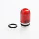 Authentic Reewape AS106 510 Drip Tip for RDA / RTA / RDTA / Sub-Ohm Tank Vape Atomizer - Red, Stainless Steel + Resin, 18.5mm