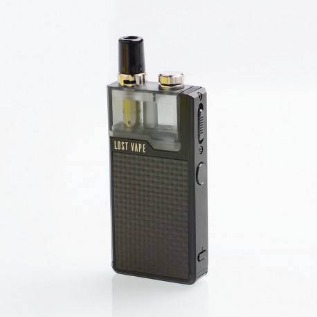 Authentic LostVape Orion Plus DNA 22W 950mAh VW Pod System Starter Kit - Black-Textured, 0.25 / 0.5ohm, 2ml