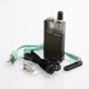 Authentic Lost Vape Orion Plus DNA 22W 950mAh VW Pod System Starter Kit - Black-Textured, 0.25 / 0.5ohm, 2ml