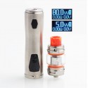 Authentic HorizonTech Falcon 80W VW Mod + Falcon King Sub Ohm Tank Starter Kit - Silver, 0.16 / 0.38ohm, 6ml, 5~80W, 1 x 18650