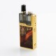 Authentic Lost Vape Orion Plus DNA 22W 950mAh VW Pod System Starter Kit - Gold-Stabwood, 0.25 / 0.5ohm, 2ml