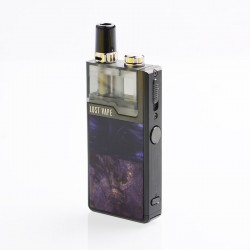 Authentic Lost Vape Orion Plus DNA 22W 950mAh VW Pod System Starter Kit - Black-Stabwood, 0.25 / 0.5ohm, 2ml